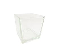 Vasetto Vetro Trasp Contenitore X Confetti Cubo 8x8x8 Cm