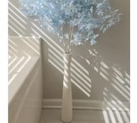 Vasi alti da terra neri e bianchi dalla forma snella, adatti per l'erba delle Pampas e per composizioni floreali alte e minimaliste moderne, ideali per il camino e la decorazione della casa nel soggio
