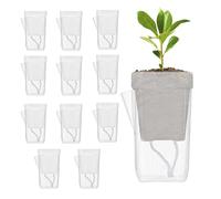 Vasi Con Autoinnaffiamento Per Piante Da Interno E Da Casa,12 Pezzi con Indicatore del Livello 'Acqua per la Coltivazione | Vasi per Piante da Interno,Per la Propagazione di Piantine, Violetta African