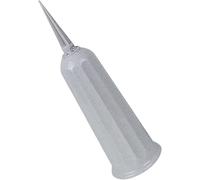 Vasi da cimitero con punte, supporto per fiori per tombe, composizioni floreali, commemorazioni e funerali (grigio)