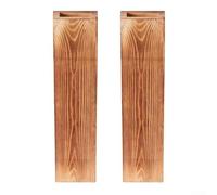 Vasi da fiori da parete in legno per interni, confezione da 2 supporti verticali per piante in materiale naturale, per allestire la casa consapevole dello spazio