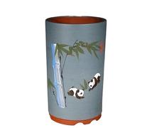 Vasi Da Fiori Vaso da fiori in argilla viola di grandi dimensioni, adatto for piante di grandi dimensioni come l'albero della fortuna, vasi in ceramica di grande calibro Vasi Da Interno Per Piante(B)