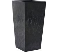 Vasi Da Piante Vaso Di Fiori Contenitore Per Fiori NIZZA STONE Nero 40 X 75 Cm