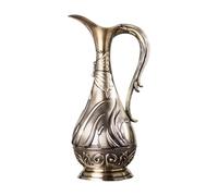Vasi di arte del metallo Geometrico Dettagli in rilievo Vintage Bronzo Antico Vasi di Fiori Soggiorno Centrotavola Decori Accento Artistico Geometrico Metallo Fioriera