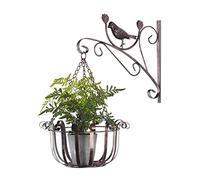 Vasi e Accessori per Piante Portafiori da Parete Creativo in Ferro battuto Cestino da Appendere in Vaso con Staffa a Parete Cesto di Fiori di aneto Verde all'aperto Decorazione Floreale del corridoio