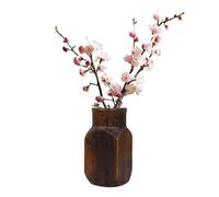 Vasi in Legno Decorativi | Centrotavola Rustico | Vaso Artistico Vintage per Camera da Letto, Soggiorno, Ingresso, Corridoio