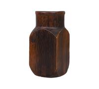 Vasi in legno per la decorazione della casa, decorazione della scrivania rustica, vaso in legno artistico vintage per camera da letto, soggiorno, patio, ingresso, corridoio, posto di lavoro
