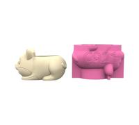 Vasi in silicone fatti a mano a forma di animale adatti per cemento o gesso, per progettare contenitori per piante