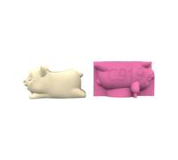 Vasi in silicone fatti a mano a forma di animale adatti per cemento o gesso, per progettare contenitori, stampi versatili in silicone