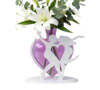 Vasi Per Centrotavola,Portabouquet Floreale Romantico A Forma Di Cuore | Vasi Con Supporto Coppia Che Balla Per Decorazione | per Casa Soggiorno Cucina Sala da Pranzo Camera da Ufficio Giardini Tavoli