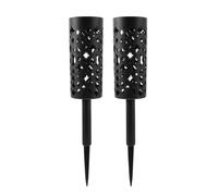 Vasi per cimitero con chiodi - Vasi da tomba con chiodi | 2 fiori per tombe | Stabile cavità decorativa in metallo per vasi per piante da giardino, terrazza, memoriale, area esterna, cortile