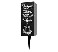 Vasi per cimitero Decorazioni for monumenti cimiteriali, porta-memoriale floreale dignitoso for esterni for il Giorno dei Morti Vaso per lapide cimitero da incollare