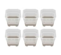 Vasi per Piantare, Vasi per Vivaio Vaso per Semi con Fori di Drenaggio 20 Pezzi Vasi per Avvio di Semi da Giardino di Contenitori per Piante da Fiore Vasi Trasparenti per Piante