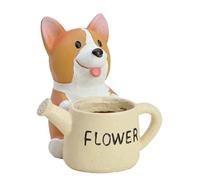 Vasi per Piante 1pc Creative Resina Corgi Piante succulente Pentole Piante Flower Pot Decorative Desktop Flowerpot Fairy Garden Home Garden Decoration Fioriera (Color : B)