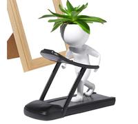 Vasi per piante - Contenitori scolpiti per vasi, vetrina per piante giocose, design ornamentale fantasioso, per mensola del patio, sporgenza, disposizione 'atmosfera per la casa, estetica