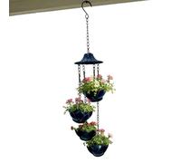 Vasi per piante da appartamento per piante ornamentali, 4 pezzi | Statua a forma di fiore per orchidee, bonsai, aloe, cactus, monstera, bonsai, cortile, patio