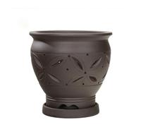 Vasi per piante da interno Vaso da fiori for piante Vasi orchidea for cactus interno in ceramica tavolo con sabbia viola Decorazioni per veranda e spazi esterni(23.5cm*20.5cm)