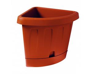 VASI PER PIANTE VASO VICTORIA AD ANGOLO con sottovaso BAMA