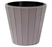 Vasi Prosperplast IN LEGNO 54L. Grande giardino in plastica resistente marrone