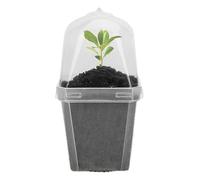 Vasi trasparenti per vivaio con cupola di umidità 7,6 cm vaso di | Il coperchio trasparente e il vaso creano un microclima che trattiene l'umidità che supporta lo sviluppo sano delle radici e