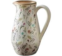 Vasi Vaso Ornamenti in ceramica in stile pastorale retrò, composizione floreale for soggiorno, luce creativa decorativa(B,B)