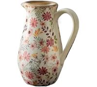 Vasi Vaso Ornamenti in ceramica in stile pastorale retrò, composizione floreale for soggiorno, luce creativa decorativa(A,B)