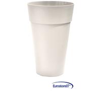VASI VASO ALTO CON FASCIA HOUSTON TELCOM CM. Ø35XH50 bianco