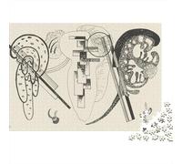 Vasili Kandinsky Rompicapo 1000 Pezzi, Puzzle museo Adulti, Puzzles arte Giochi Rilassamento E Intelligence, Per Puzzle Gioco Familiare, Regalo Per Amore E Amico