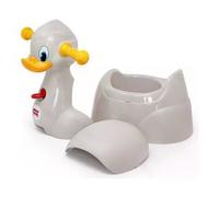 OKBABY Quack - Vasino per Bambini con Seduta Ergonomica, a Forma di Papera - Grigio