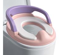 Vasino da addestramento per WC, adattatore WC per bambini, design in morbido polipropilene ABS, base stabile antiscivolo, 36 x 35 cm, leggero, per imparare l'indipendenza del bagno