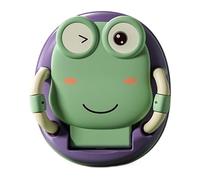 Vasino da viaggio leggero per bambini, facile da usare, con coperchio a forma di cartone animato, comodo sedile per WC liscio per transito