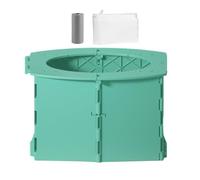 Vasino da viaggio per bambini, riutilizzabile, portatile, pieghevole, con sacchetti per la pulizia, per auto, campeggio, esterni e interni