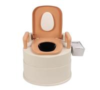 Vasino per Adulti, WC Comodo Comodino Portatile con Supporto Stabile Resistente Al Ribaltamento con Maniglie per Disabilità degli Anziani Maternità (Stile 2)
