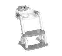 Vasino per bambini con gradini antiscivolo, schienale ergonomico, design pieghevole, per bambini e bambine
