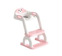 Vasino per bambini con gradini antiscivolo, schienale ergonomico, design pieghevole, per bambini e bambine