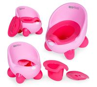 Vasino per bambini con inserto removibile e piedi antiscivolo in colore rosa di ECOTOYS
