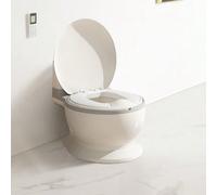 Vasino per bambini con vero suono di caccia e vassoio per la carta, sedile del water simulato per bambini, addestramento al vasino per bambini, facile da pulire, 27 x 39 x 22 cm Incoraggiate il vostro