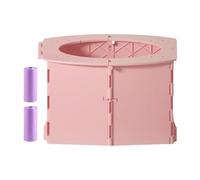 Vasino per bambini dai 2 ai 6 anni, vasino portatile con 2 rotoli di sacchetti usa e getta (50 pezzi) A