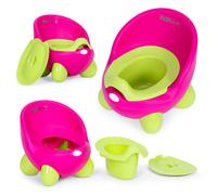 Vasino per bambini ECOTOYS rosa-verde con gambe antiscivolo