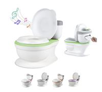 Vasino Per Bambini Wc Con Suono Per L'apprendimento Del Vasino - Wc Per Bambini E Neonati - Confortevole, Antiscivolo Con Suono Di Sciacquone E Musica - Con Vaso Rimovibile - Riduttore Wc Bambini
