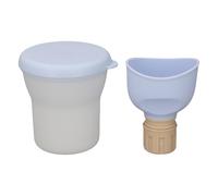 Vasino per Imbuto per pipì Auto a Prova di Versamento Portatile Coppa Orinale per Bambini Adulti Viaggiano Emergenze All'aperto una Tazza di Urina Riutilizzabile Unisex con (BLUE)