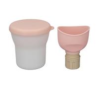 Vasino per Imbuto per pipì Auto a Prova di Versamento Portatile Coppa Orinale per Bambini Adulti Viaggiano Emergenze All'aperto una Tazza di Urina Riutilizzabile Unisex con (PINK)