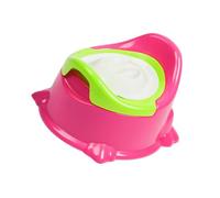 Vasino per Ragazzo Ragazza in Plastica con Vaschetta Rimovibile, Rosso | Leggero e Facile da Svuotare, Design Ergonomico con Coperchio, per Addestramento e Viaggio