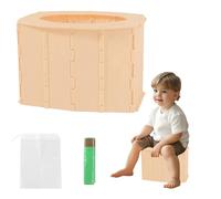 Vasino Pieghevole p er Bambini, Vasino Portatile per Bambini da Viaggio,Mantiene L'ambiente Pulito, Peso del Cuscinetto 200 Kg, Sedile Wc di Grande Diametro, Adatto a Bambini da 1 a 5 Anni-Pink