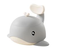 Vasino portatile a tema balena per bambini Base antiscivolo Facile da montare Assistente per l ' addestramento alla toilette Vasino portatile per interni esterni per