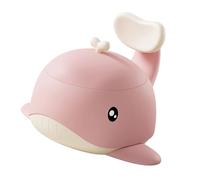 Vasino portatile a tema balena per bambini Base antiscivolo Facile da montare Assistente per l ' addestramento alla toilette Vasino portatile per interni esterni per