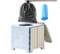 Vasino Portatile per Bambini Antiscivolo con per Rifiuti | Vasino pieghevole da viaggio portatile Escursionismo, pesca, viaggi in auto, camion, spiaggia, picnic, , vacanza