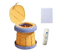 Vasino portatile per bambini, formatore pieghevole, con protezione contro gli schizzi, vasino portatile per bambini piccoli, per bambini e ragazze, viaggi, campeggio, esterno, interno, e uscite