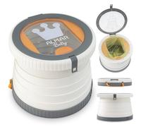 Vasino portatile per bambini, pieghevole, WC - Vater per bambini - Potty Training | Pieghevole e compatto, coperchio ermetico, include sacchetti usa e getta, igienico, viaggi, auto e passeggiate