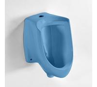 Vasino Portatile, WC Portatile Orinatoi per Uomo a Parete, Orinatoio Maschile in Ceramica a Prova di Perdite con Tubo di Scarico, Ideale per Casa, Scuola(Blue)